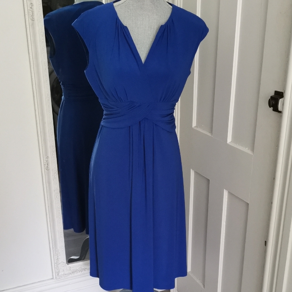 Bandolino Royal Blue Midi Dress